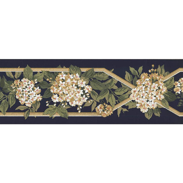 Canora Grey 15' L x 7" W Textured Wallpaper Border Wayfair